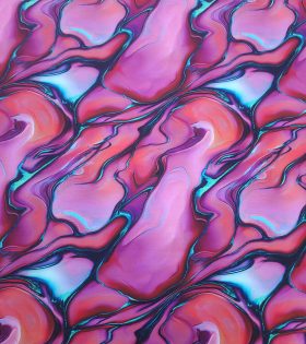 Rayon Challis - Abstract - Magenta