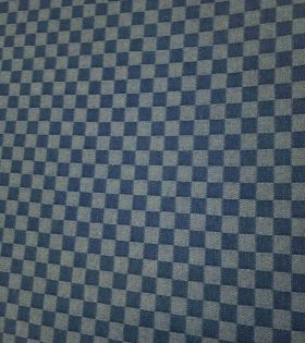 Denim Chess blocks - Small - Blue