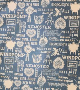 Upholstery Printed Vinyl - Tuis - Bottle Green