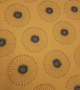 Printed Mini Matt - Mustard - Traditional