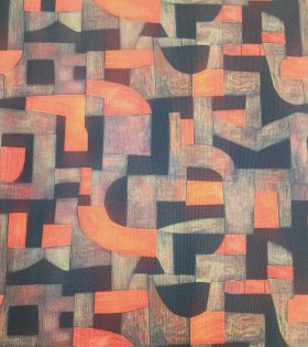 Printed Mini Matt (260904) - Brown - Abstract