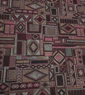 Printed Mini Matt (260903) - Dusty Pink - Abstract