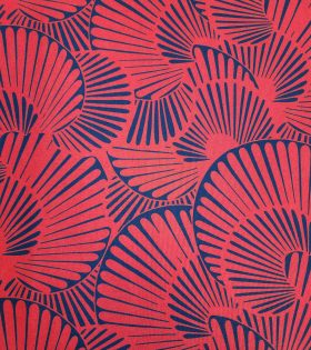 Printed Mini Matt (260901) - Red - Shells