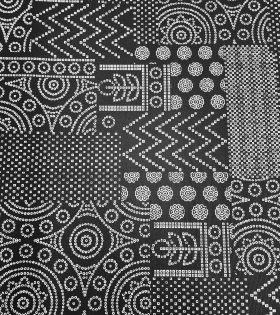 Printed Mini Matt (260905) - Black - Abstract