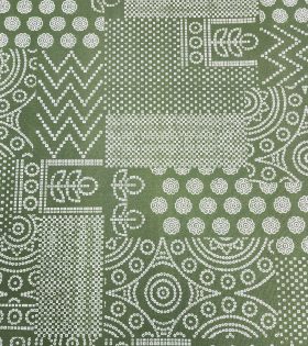 Printed Mini Matt (260905) - Olive - Abstract