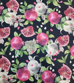 Printed Mini Matt - Black - Pomegranate