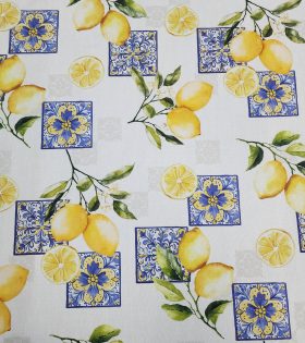 Printed Mini Matt - Royal Blue - Lemon