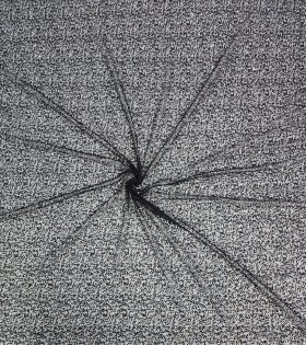 Beaded Gauze Tulle - Black