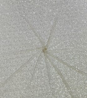 Beaded Gauze Tulle - Cream