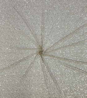 Beaded Gauze Tulle - Gold