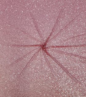 Beaded Gauze Tulle - Red