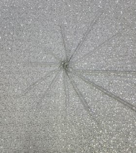 Beaded Gauze Tulle - Sage