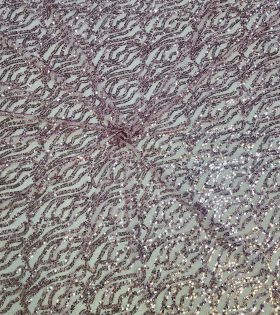 Mermaid Sequins D1 - Dusty Pink