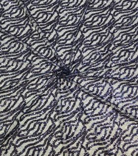 Mermaid Sequins D2 - Navy Blue