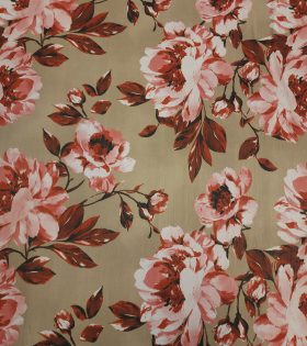 Printed Power Mesh - Beige