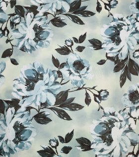Printed Power Mesh - Sage