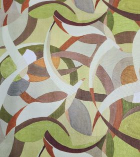 Printed Power Mesh - Sulphur Yellow